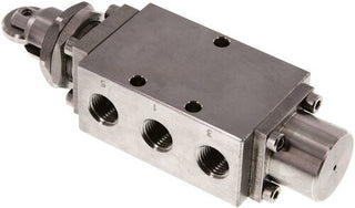 Acier Inoxydable Vannes À Levier À Galet Pneumatiques 5/2 Voies