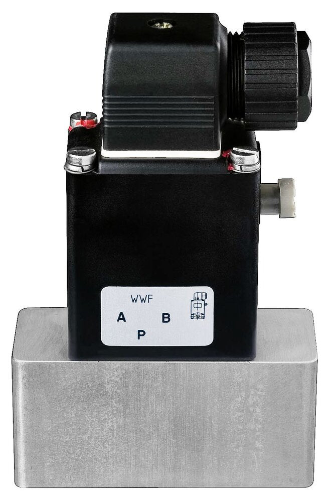 Solenoid Valve 3/2 Diverting G1/4'' Stainless Steel FFKM/FKM 0-4bar/58psi 230VAC 0121 47630