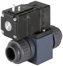 Solenoid Valve 20mm Glued Sleeves NC Plastic EPDM 0-3bar/44psi 24VAC Vacuum 0131 47683
