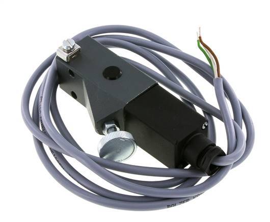 Pressostat aluminium SPDT 1 à 6bar G1/4'' 250VAC/DC Câble 3 fils 2m