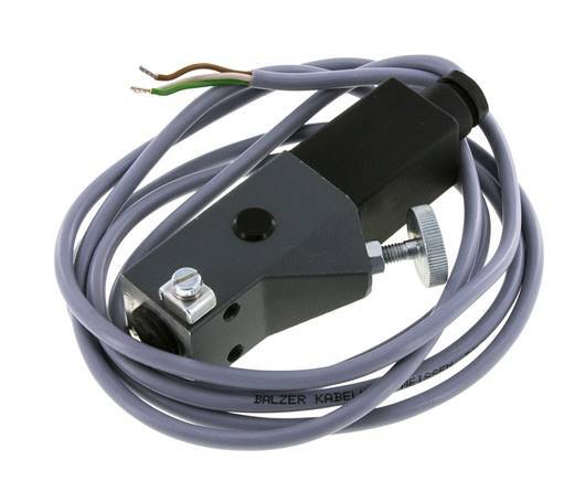 Pressostat aluminium SPDT 1 à 6bar G1/4'' 250VAC/DC Câble 3 fils 2m