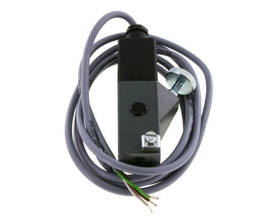 Pressostat aluminium SPDT 5 à 50bar G1/4'' 250VAC/DC Câble 3 fils 2m