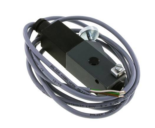 Pressostat aluminium SPDT 20 à 100bar G1/4'' 250VAC/DC Câble 3 fils 2m
