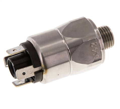 0.Pressostat SPDT 5 à 5bar en acier inoxydable G1/4'' 250VAC Connecteur plat EPDM