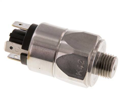 0.Pressostat SPDT 5 à 5bar en acier inoxydable G1/4'' 250VAC Connecteur plat EPDM