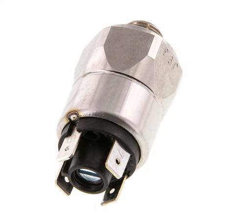 Pressostat SPDT en acier inoxydable 1 à 10bar Connecteur plat G1/4'' 250VAC