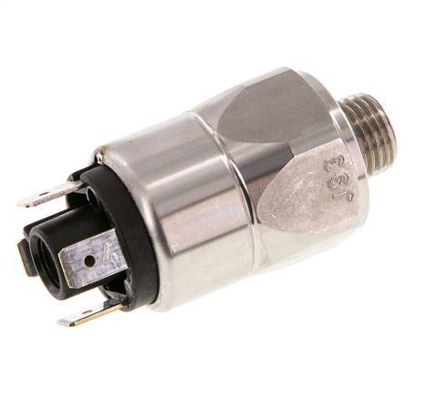 Pressostat SPDT en acier inoxydable 1 à 10bar Connecteur plat G1/4'' 250VAC