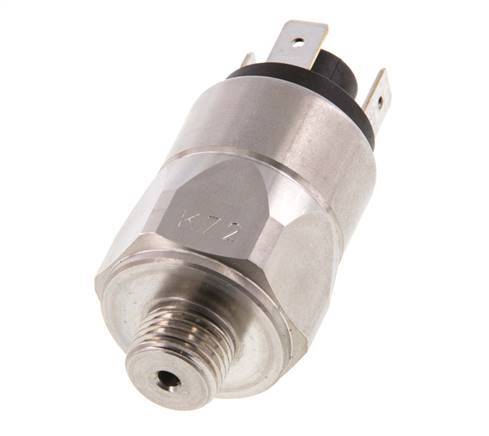 Pressostat SPDT 10 à 100bar en acier inoxydable G1/4'' 250VAC Connecteur plat EPDM