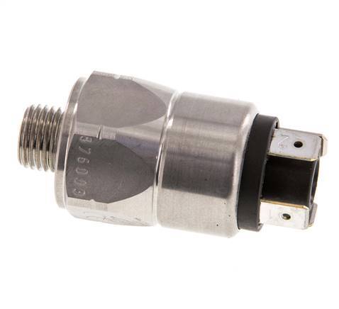 Pressostat SPDT en acier inoxydable 50 à 200bar G1/4'' 250VAC Connecteur plat EPDM