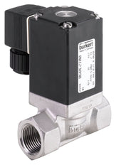 Solenoid Valve G1/2'' NC Stainless Steel FKM 0-16bar/232psi 24VAC/DC Vacuum Oxygen Fat/Oil Free 290 21155