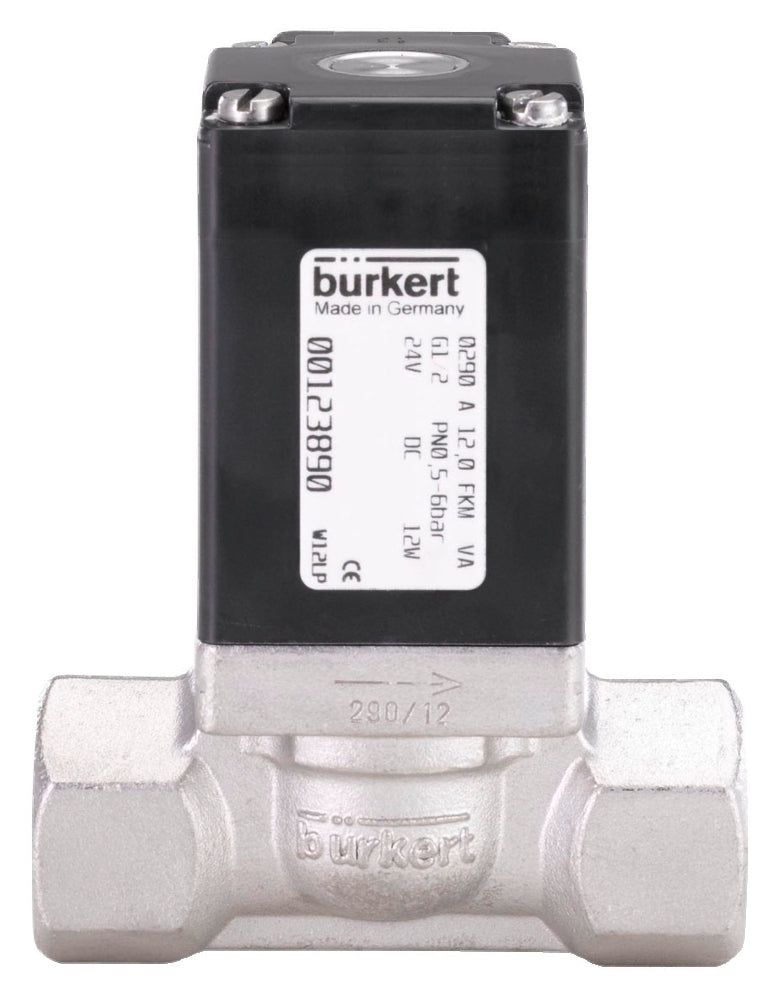 Solenoid Valve G3/4'' NC Stainless Steel FKM 0-16bar/232psi 24VAC/DC Vacuum Oxygen Fat/Oil Free 290 69463