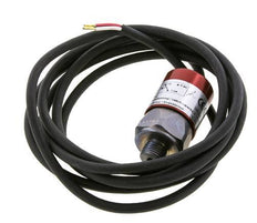 Pressostat acier SPDT 50 à 150bar G1/4'' 250VAC 3 fils Câble 2m