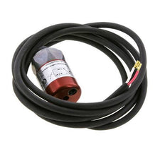 Pressostat acier SPDT 50 à 150bar G1/4'' 250VAC 3 fils Câble 2m
