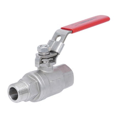 R/Rp 1-1/4'' Vanne à bille 2 voies 2 pièces en acier inoxydable 69 bar RTFE - TamesonPRO 1112-114