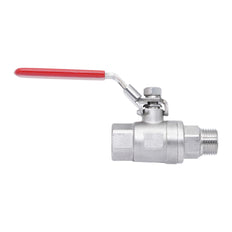R/Rp 1-1/4'' Vanne à bille 2 voies 2 pièces en acier inoxydable 69 bar RTFE - TamesonPRO 1112-114