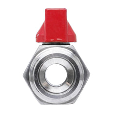 G 1/4'' M/F Vanne À Bille Miniature En Acier Inoxydable 69 Bar PTFE - TamesonPRO 1113-014-MF