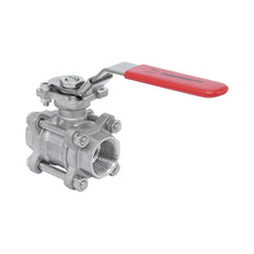 Rp 4'' Vanne à bille 2 voies 3 pièces en acier inoxydable 69 bar RTFE ISO-Top F10/F12 - TamesonPRO 1121-400