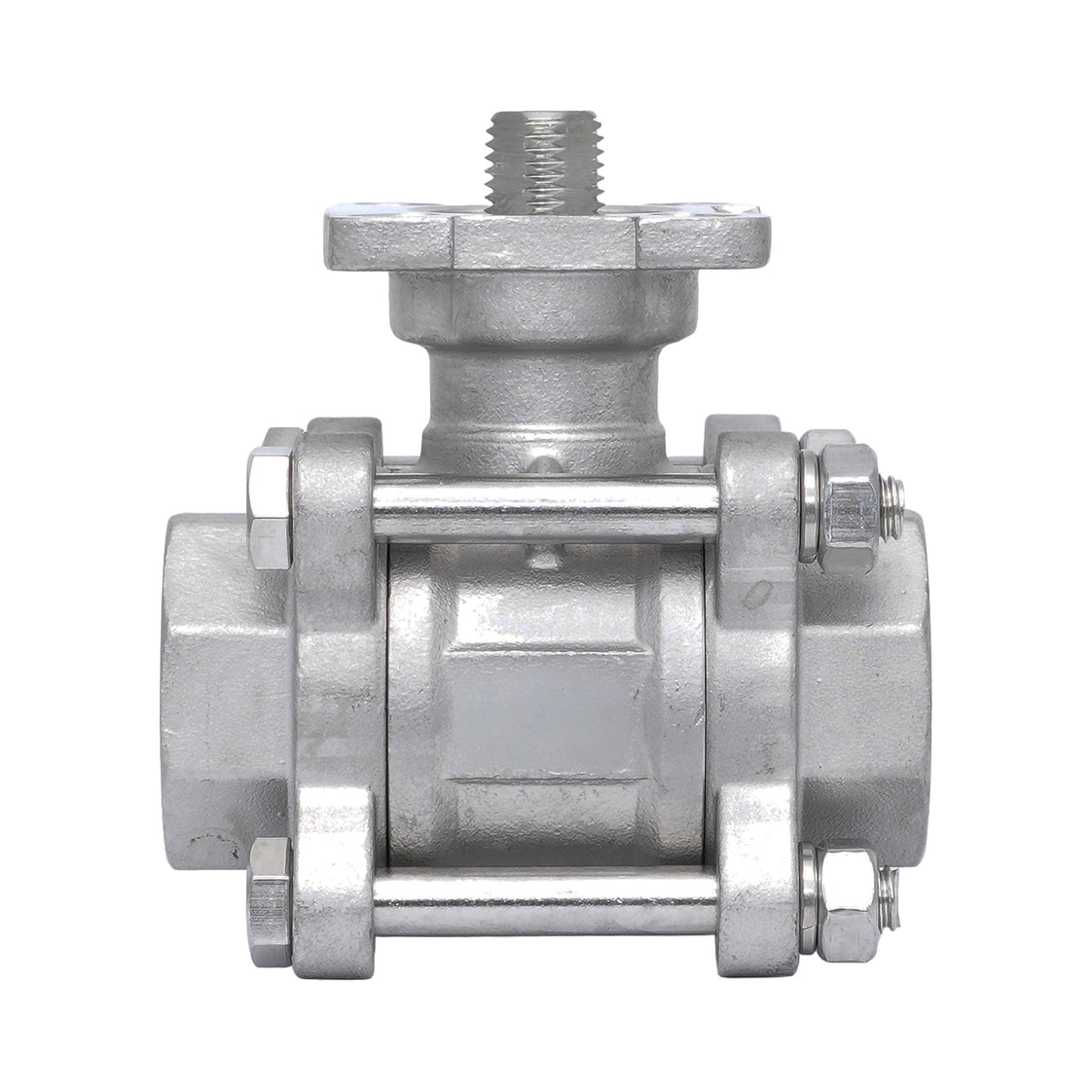 Rp 3'' Vanne à bille 2 voies 3 pièces en acier inoxydable 69 bar RTFE ISO-Top F07/F10 - TamesonPRO 1121-300