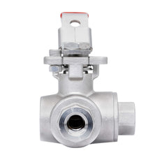 Rp 1-1/2'' Vanne à bille 3 voies passage en T en acier inoxydable 69 bar RTFE ISO-Top F07 - TamesonPRO 1125-112-T