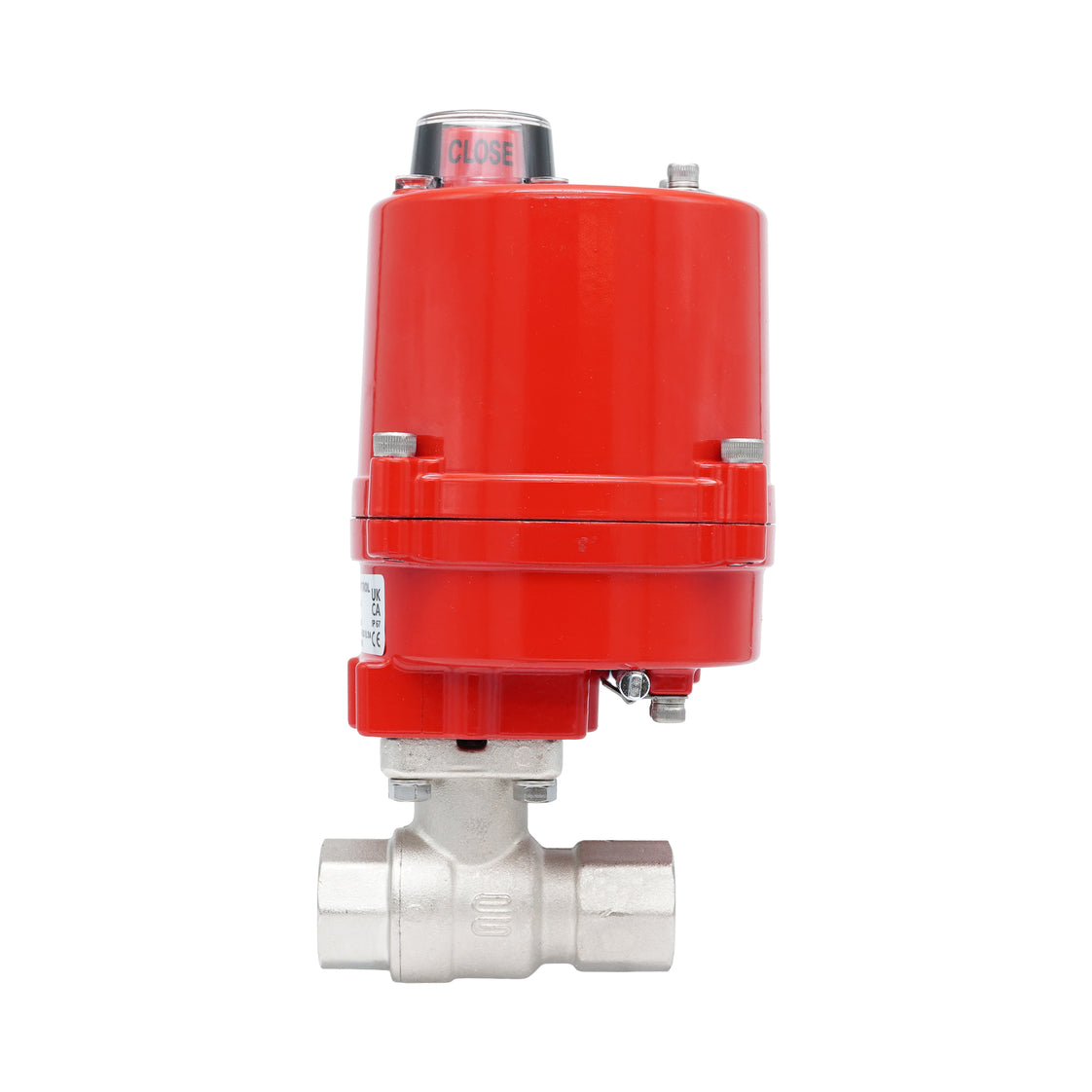 Vanne à bille électrique 2 voies en laiton Rp 3/4" 12 V AC/DC
