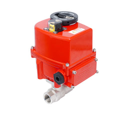 Vanne à bille électrique modulante 2 voies en laiton Rp 1/2" 24 V AC/DC