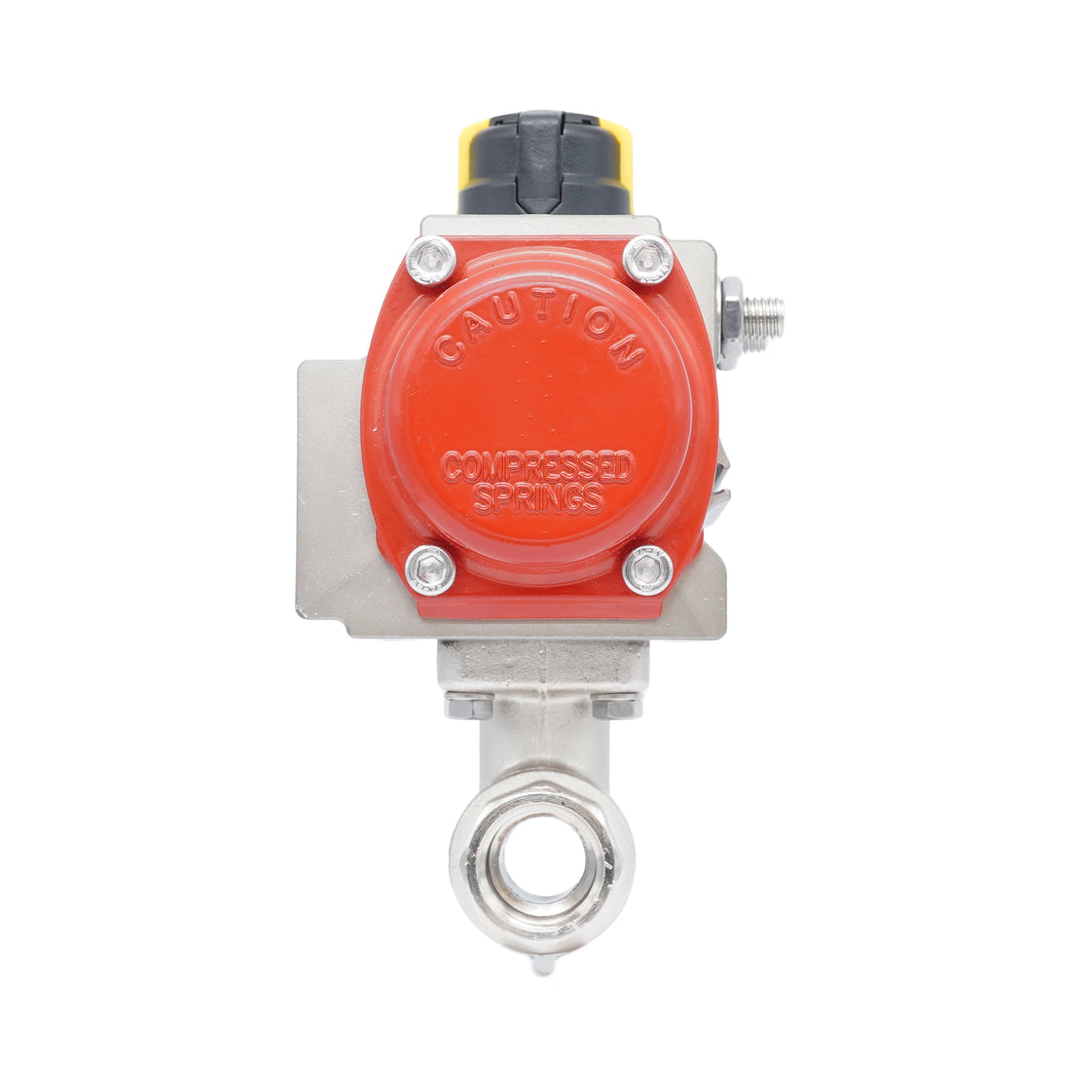 Vanne à bille pneumatique 2 voies en laiton Rp 3/4" - à ouverture par ressort