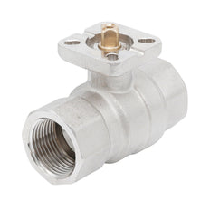 Vanne à bille 2 voies en laiton Rp 1-1/2" ISO-Top F04/F05 PN25