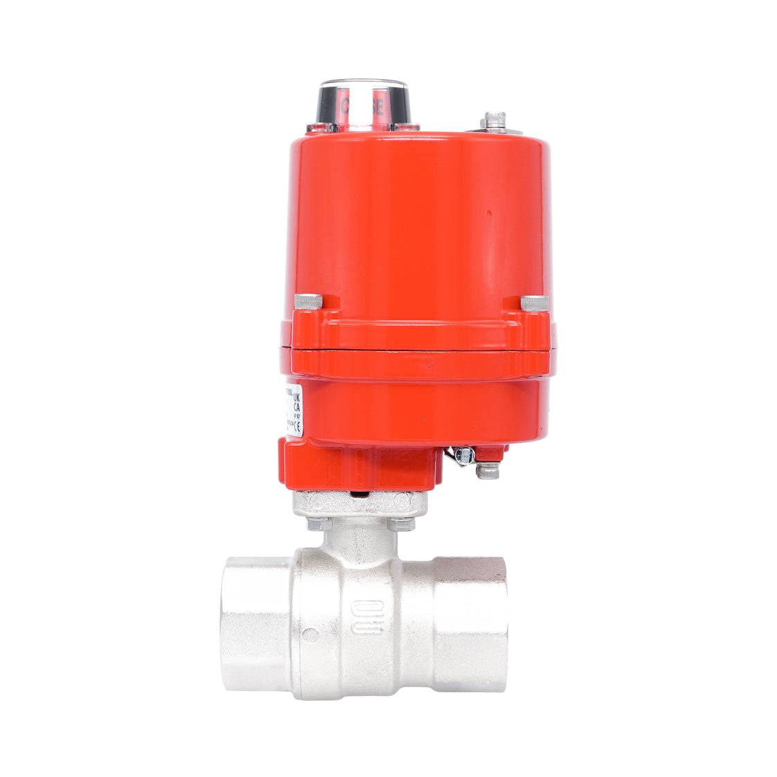 Vanne à bille électrique 2 voies en laiton Rp 1-1/4" 24 V AC/DC