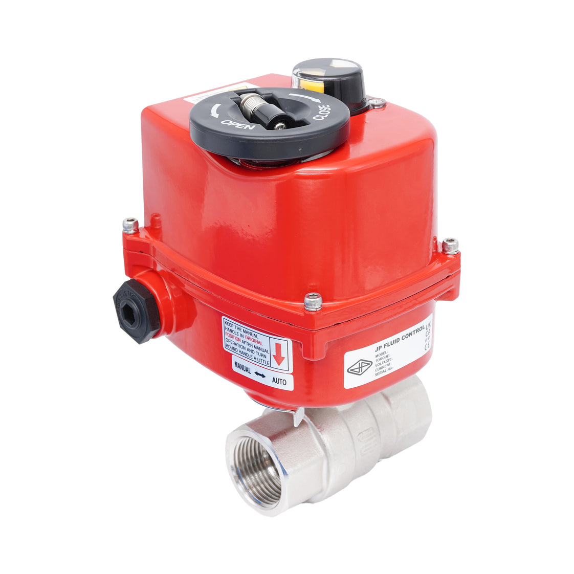 Vanne à bille électrique modulante 2 voies en laiton Rp 1-1/2" 24 V AC/DC
