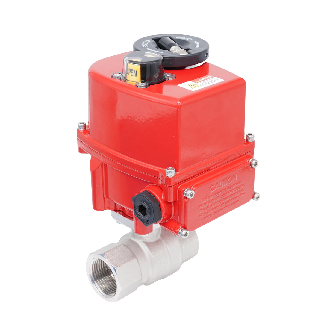 Vanne à bille électrique modulante 2 voies en laiton Rp 1" 24 V AC/DC