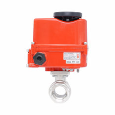 Vanne à bille électrique modulante 2 voies en laiton Rp 1-1/2" 24 V AC/DC