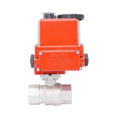 Vanne à bille électrique modulante 2 voies en laiton Rp 1-1/4" 24 V AC/DC