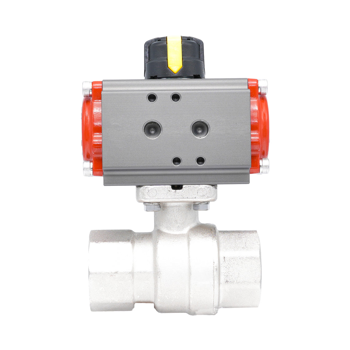 Vanne à bille pneumatique 2 voies en laiton Rp 1 1/2" - à double effet