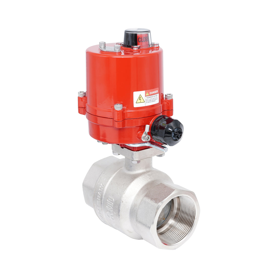 Vanne à bille électrique 2 voies en laiton Rp 2-1/2" 24 V AC/DC