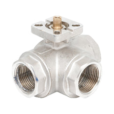 Vanne à bille 3 voies à alésage en T en laiton Rp 1/4" ISO-Top F03 PN40