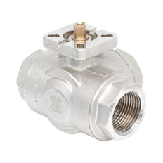 Vanne à bille 3 voies à alésage en T en laiton Rp 3/4" ISO-Top F03 PN40