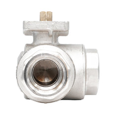 Vanne à bille 3 voies à alésage en L en laiton Rp 1/2" ISO-Top F03 PN40