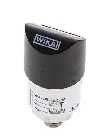 -1 à 0bar Acier inoxydable Vacuostat électronique Wika G1/4'' 1VDC IO-Link Connecteur M12 4 broches