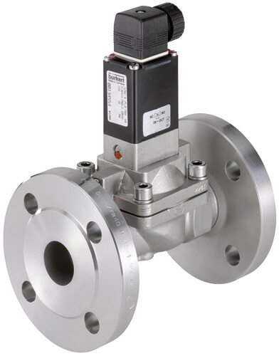 Électrovanne 40 Mm Bride NC Fonte NBR 0.2-10Bar/3-145Psi 24VAC Anti Coup De Bélier 5282 134547