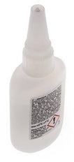 Loxeal Instant Adhesive 50ml Transparent 1-2s Curing Time Surfaces métalliques, plastiques et néoprène/Nbr