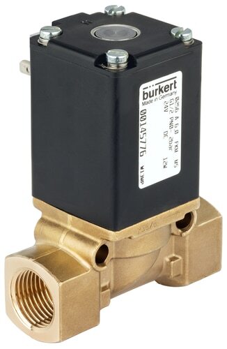 Solenoid Valve NPT 1/4'' NC Brass EPDM 0-20bar/290psi 120VAC/DC Vacuum 256 464363