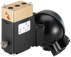 Solenoid Valve 3/2-Way 32x46 mm SFB flange NO Brass FKM 0-12bar/174psi 230VAC/DC Oxygen Fat/Oil Free ATEX 0331 20007543