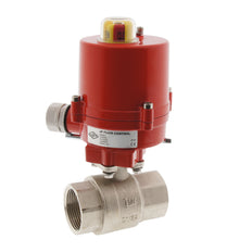 Electrical Ball Valve 2-Way G1'' Brass 12V AC