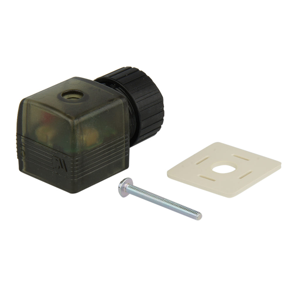 Connector 100-120V AC/DC (DIN - A) with 1m cable LED and Varistor - Burkert 2508 783580
