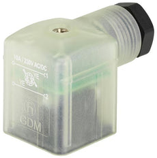 Connector 200-240V AC/DC (DIN - A) with Rectifier LED and Varistor - Burkert 2518 315342