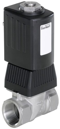 Solenoid Valve G1/4'' NC Stainless steel FKM 0-16bar/232psi 24VDC Oxygen Fat/Oil Free 6240 322074