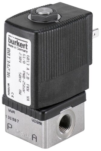 Solenoid Valve G1/4'' NC Stainless steel NBR 0-12bar/174psi 24VDC 6013 230128