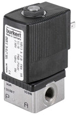 Solenoid Valve NPT 1/4'' NO Stainless steel FKM 0-2bar/29psi 12VDC Oxygen Fat/Oil Free 6013 380601