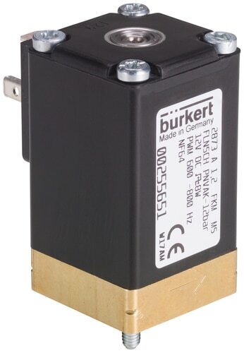 Solenoid Valve 32x32 mm SFB flange NC Brass FKM -1-8bar/-15-116psi 24VDC Oxygen Fat/Oil Free 2873 255457