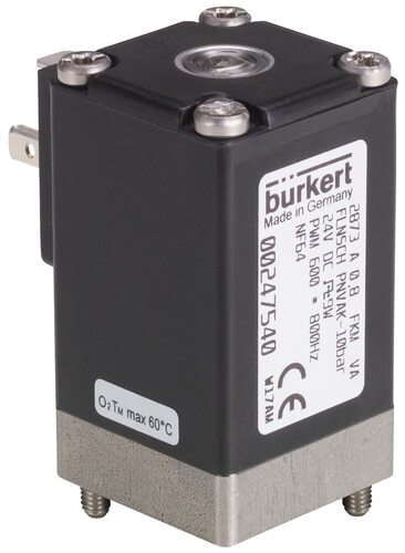 Solenoid Valve 32x32 mm SFB flange NC Stainless steel EPDM -1-12bar/-15-174psi 24VDC Oxygen Fat/Oil Free 2873 255542